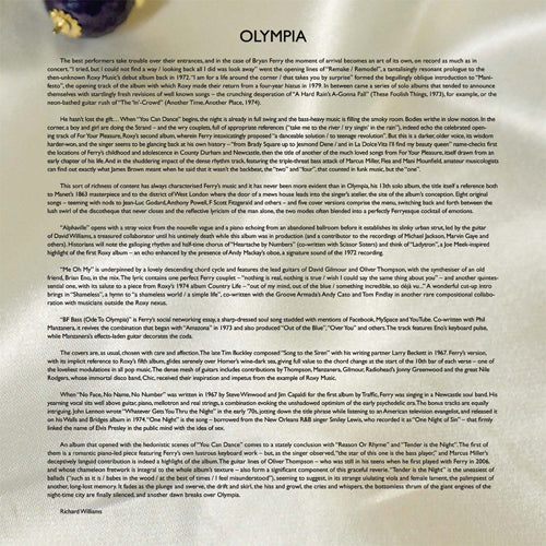 Bryan Ferry - Olympia