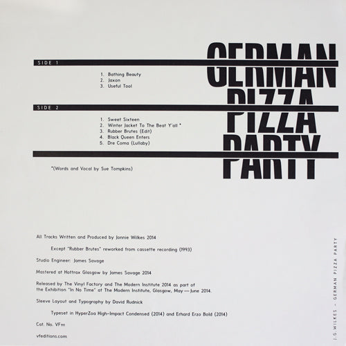 Jonnie Wilkes - German Pizza Party