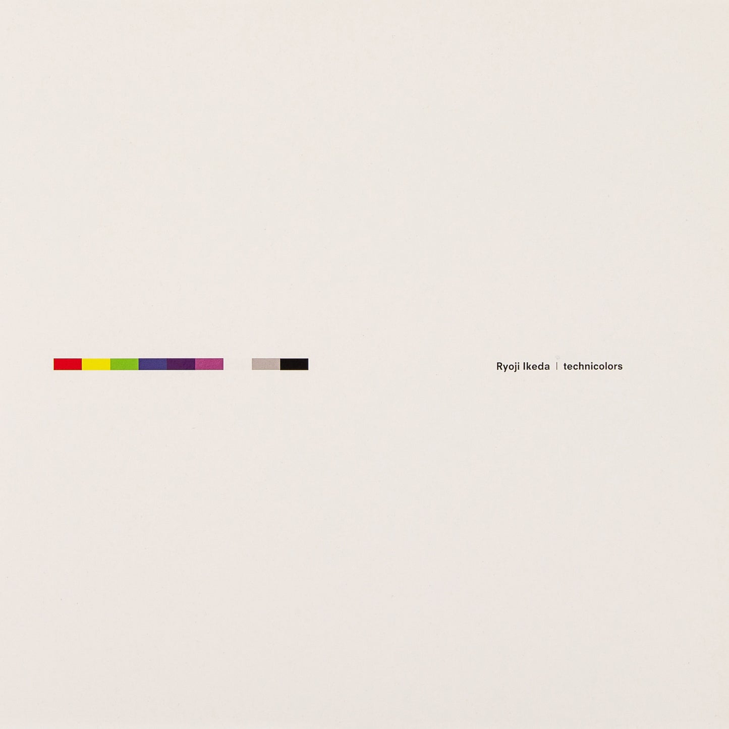 Ryoji Ikeda - technicolors