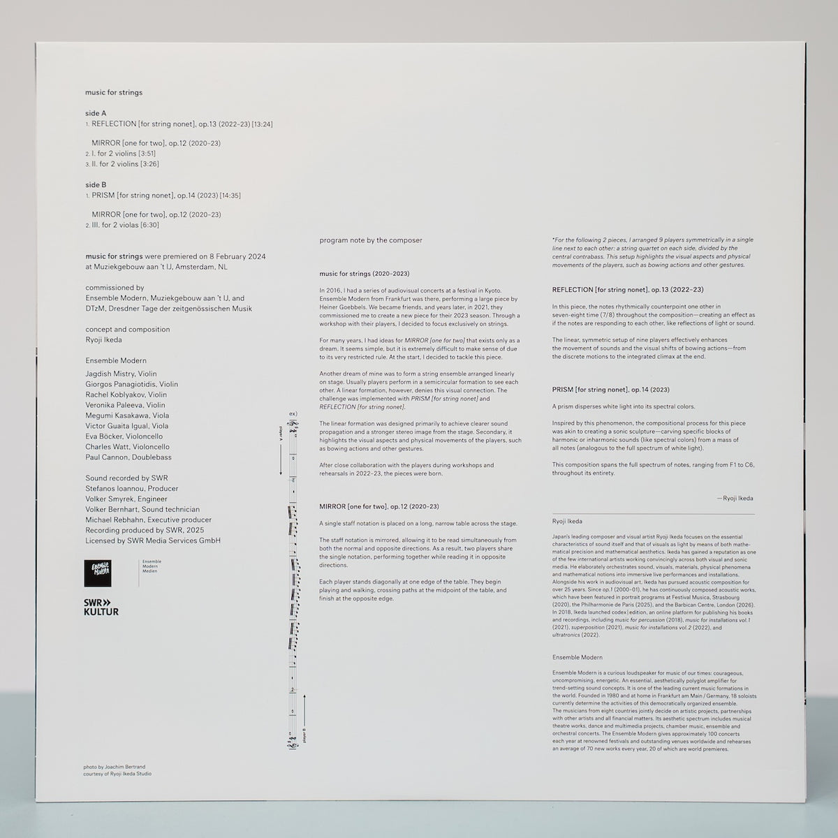 Ryoji Ikeda - music for strings