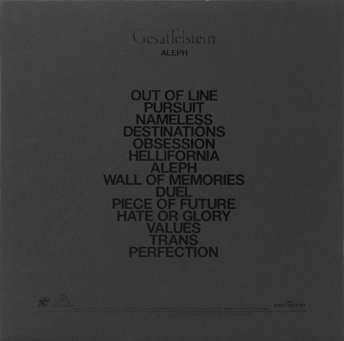 Gesaffelstein - Aleph (Repress)