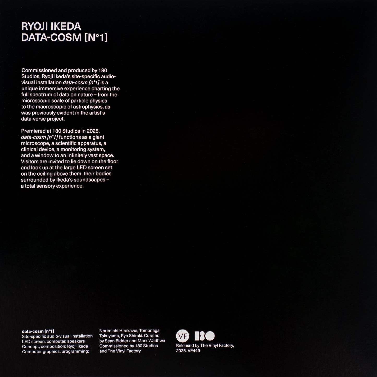 Ryoji Ikeda - data-cosm [n°1]
