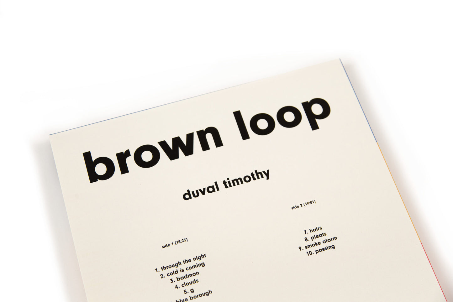 Duval Timothy - Brown Loop