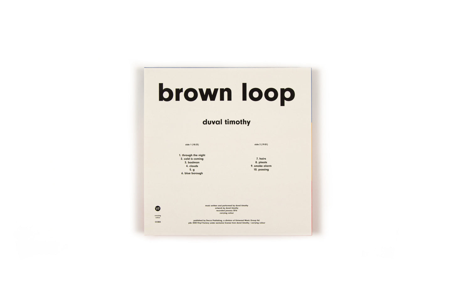 Duval Timothy - Brown Loop