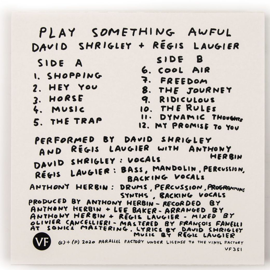 David Shrigley & Régis Laugier - Play Something Awful