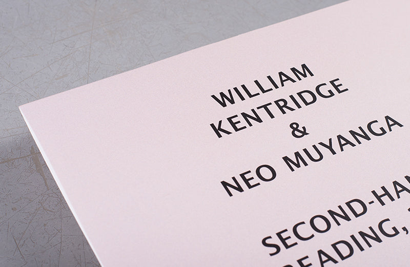 William Kentridge & Neo Muyanga - Second-Hand Reading (Art Edition)